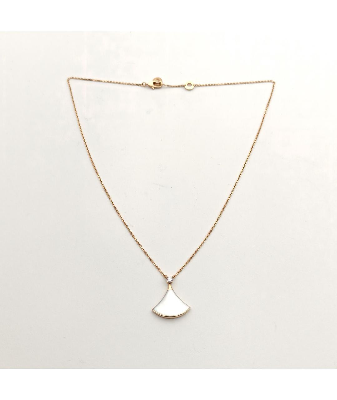 BVLGARI Золотое колье из розового золота, фото 7
