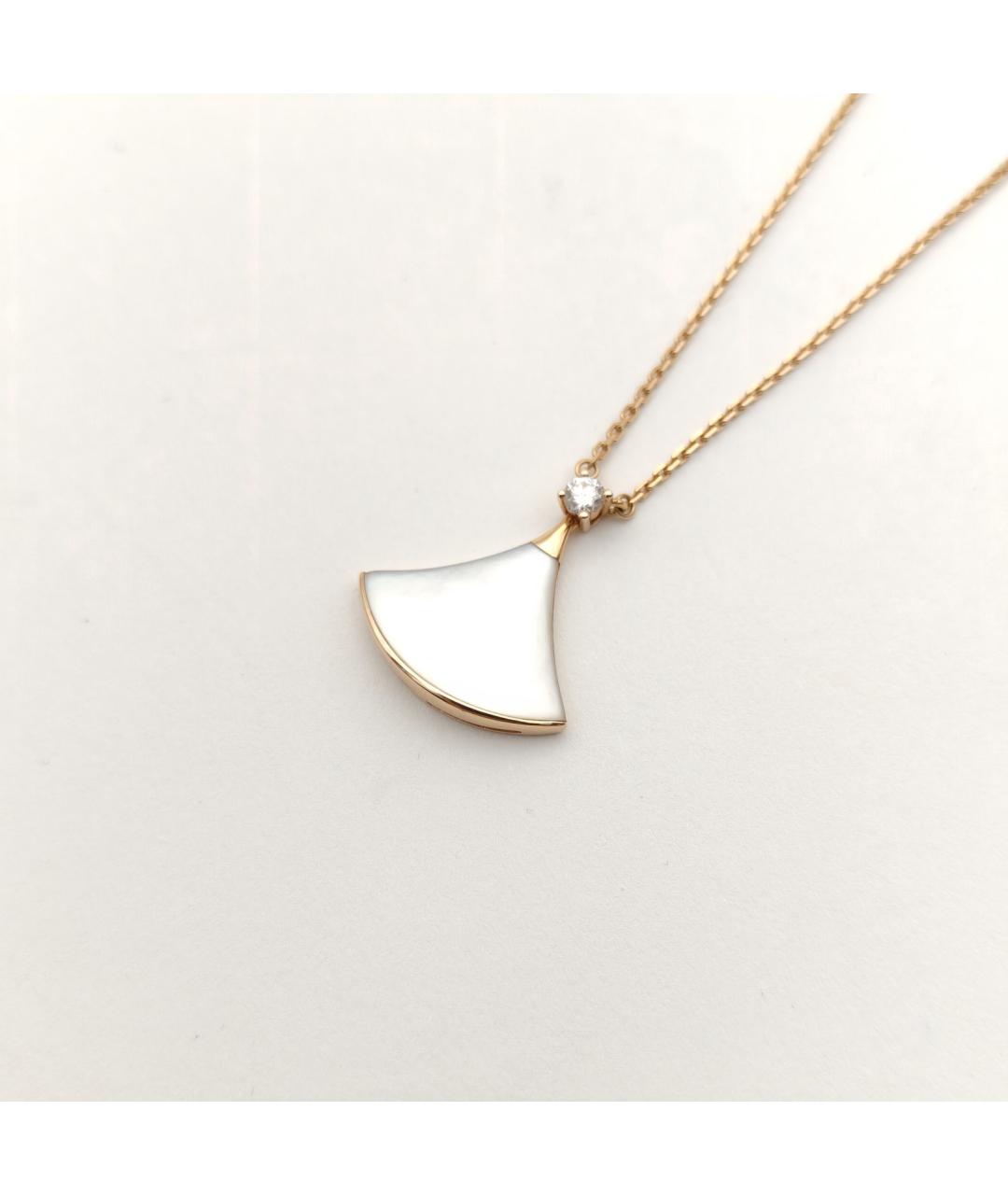 BVLGARI Золотое колье из розового золота, фото 4