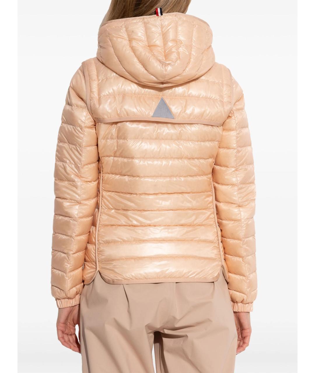 MONCLER GRENOBLE Розовая полиамидовая куртка, фото 3