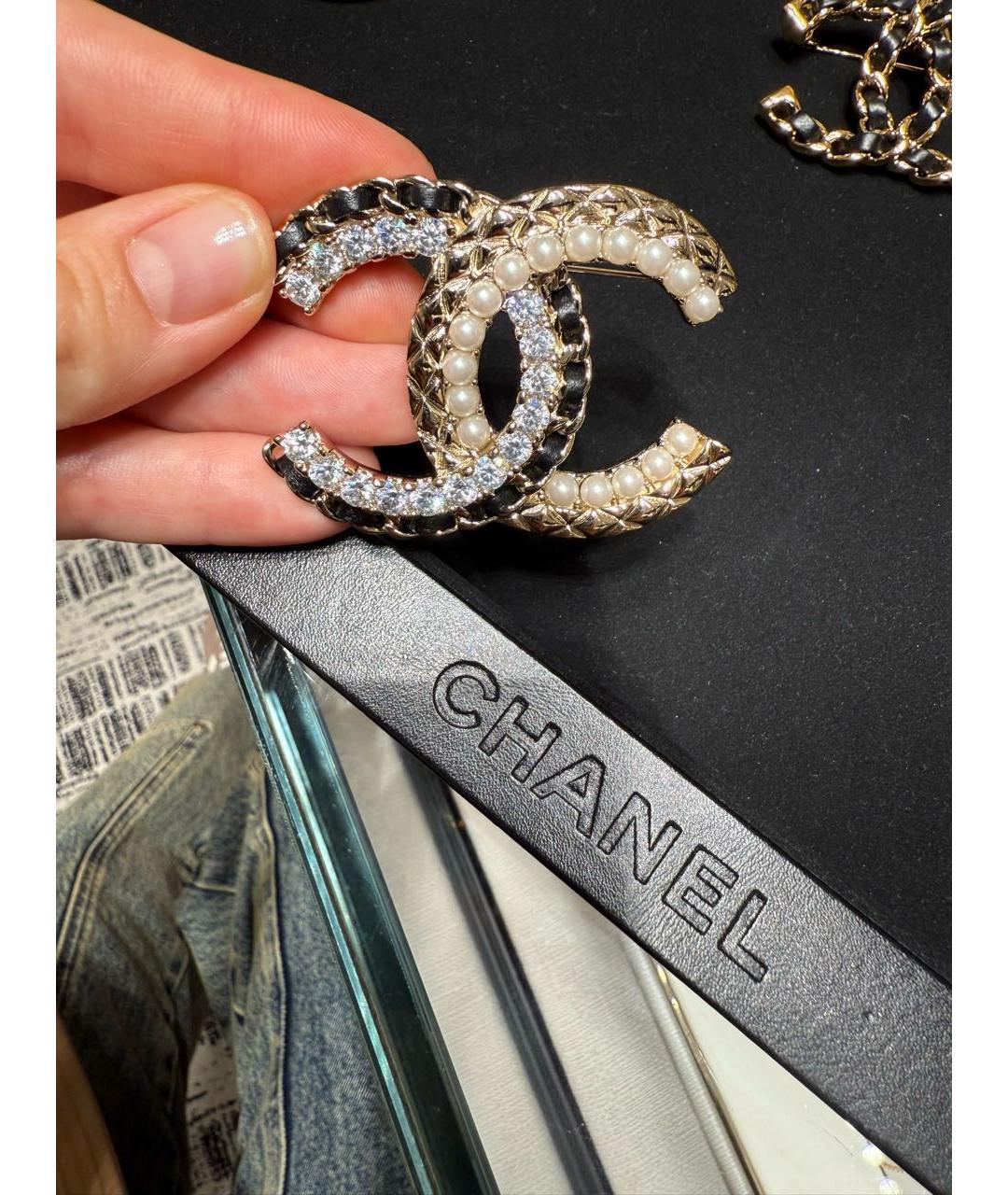 CHANEL Золотая булавка / брошь из желтого золота, фото 3