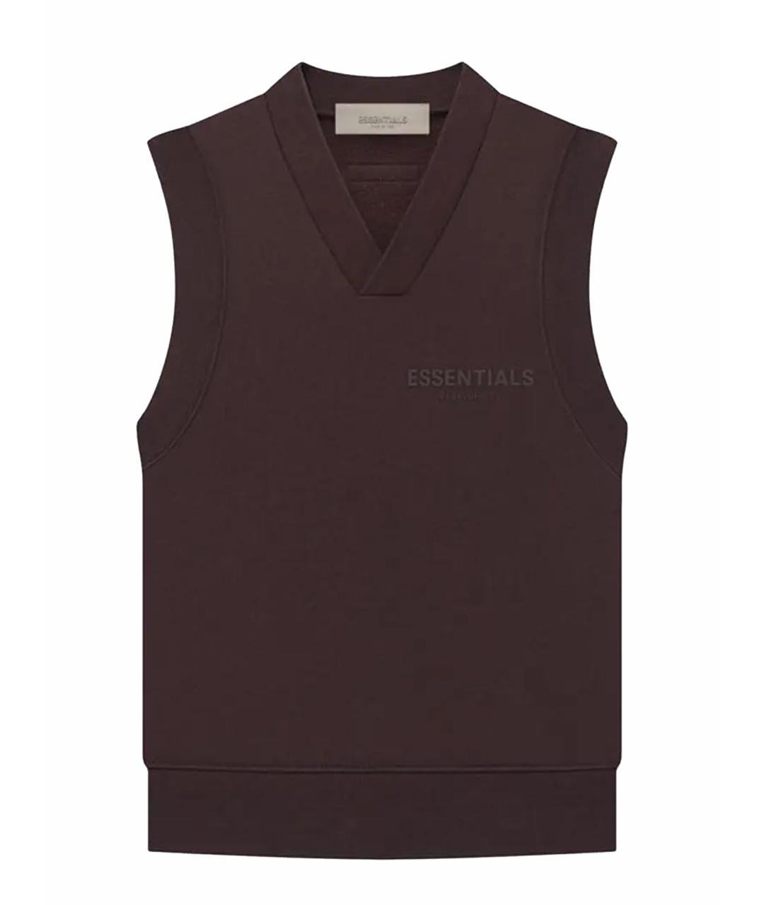 FEAR OF GOD ESSENTIALS Фиолетовый хлопковый жилет, фото 1