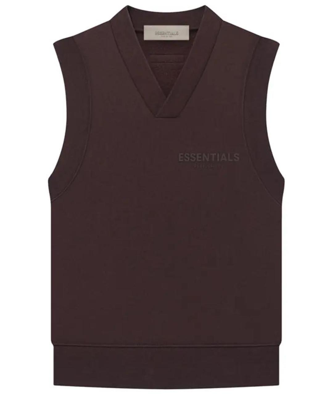 FEAR OF GOD ESSENTIALS Фиолетовый хлопковый жилет, фото 3