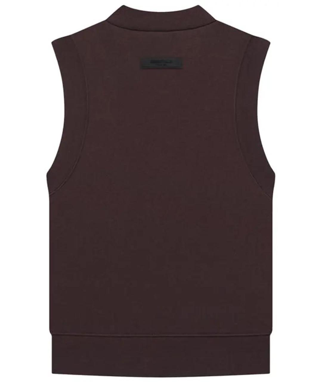 FEAR OF GOD ESSENTIALS Фиолетовый хлопковый жилет, фото 2