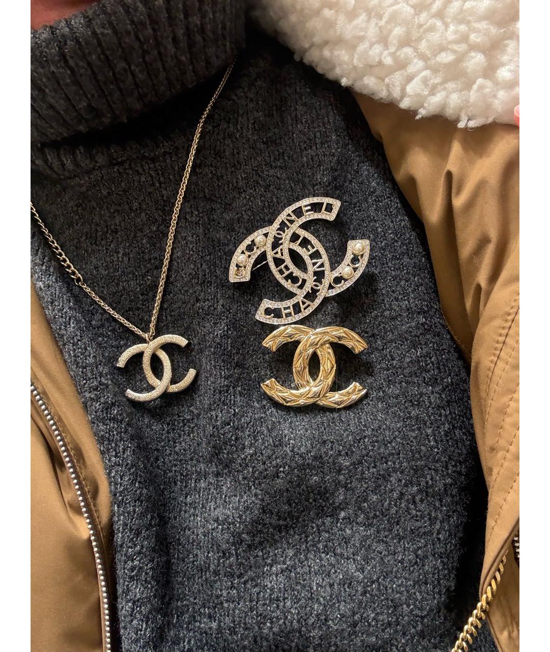 CHANEL Золотая булавка / брошь из желтого золота, фото 2