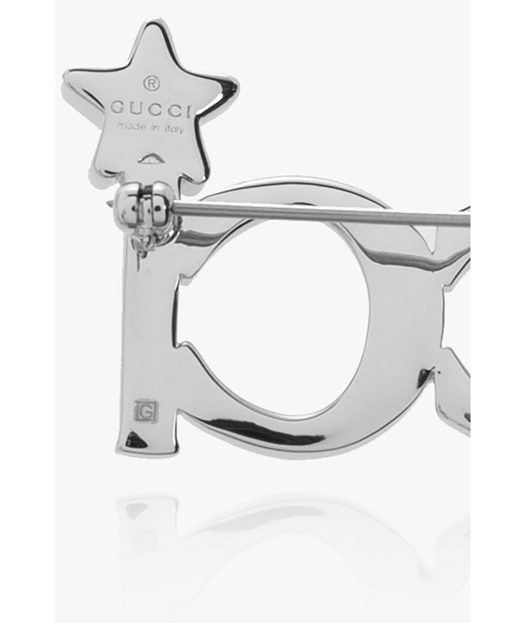 GUCCI Серебряная латунная булавка / брошь, фото 4