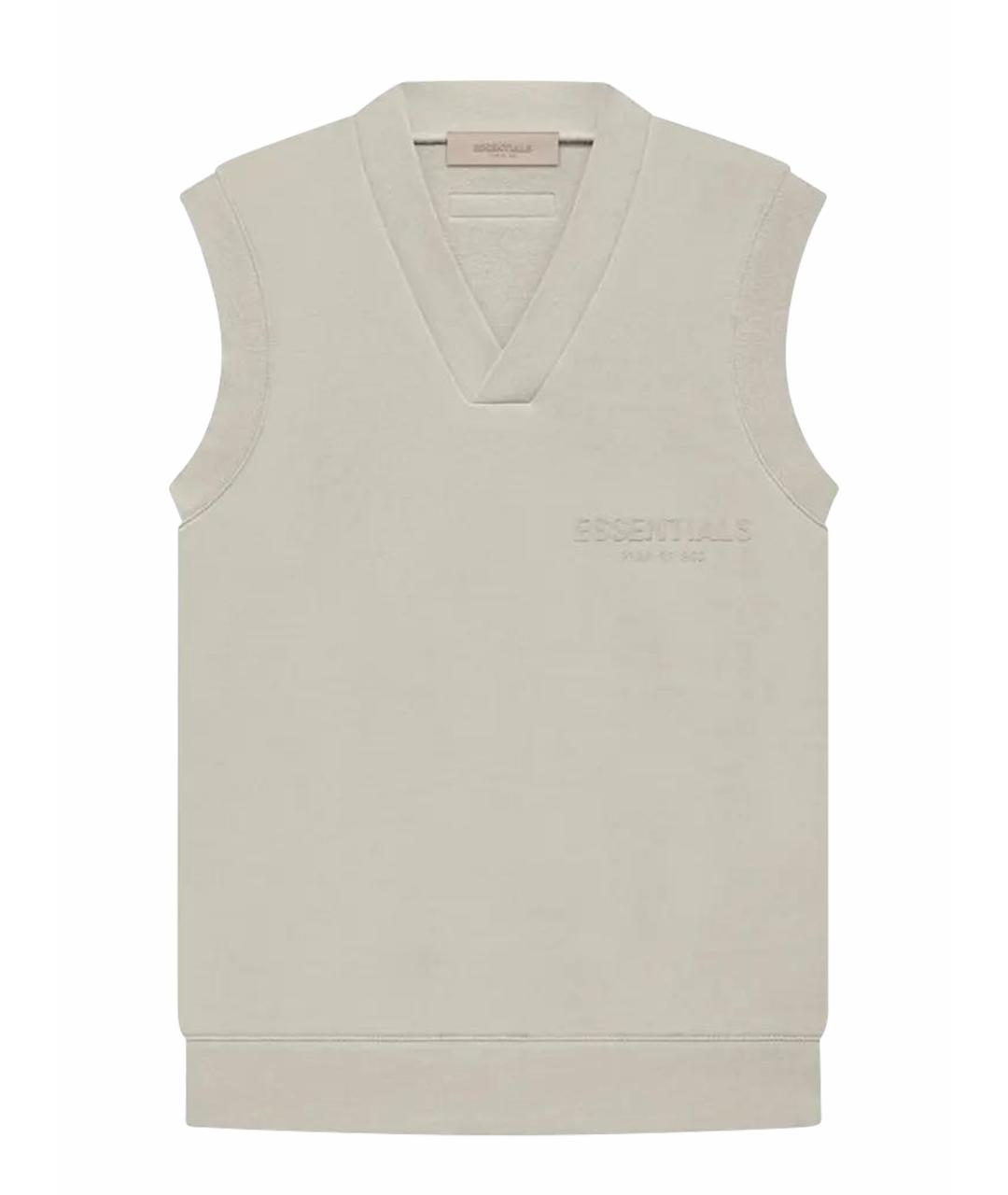 FEAR OF GOD ESSENTIALS Бежевый хлопковый жилет, фото 1