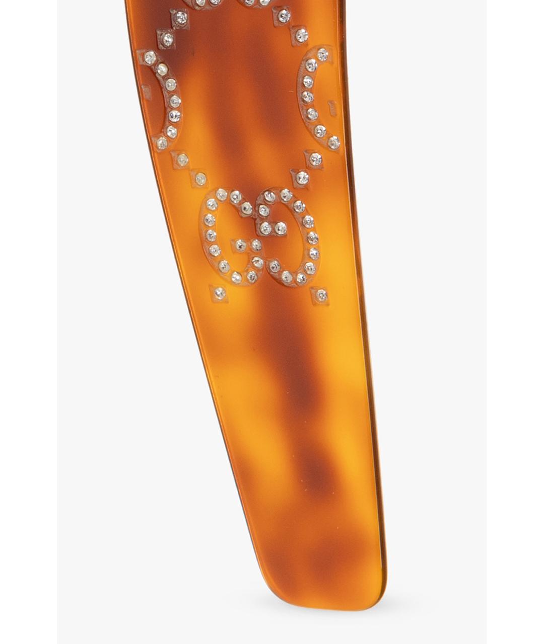 GUCCI Коричневый ободок, фото 3