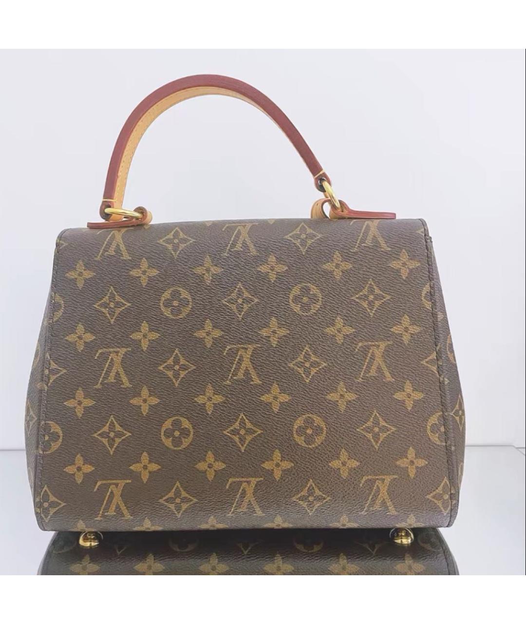 LOUIS VUITTON Коричневая сумка с короткими ручками, фото 2