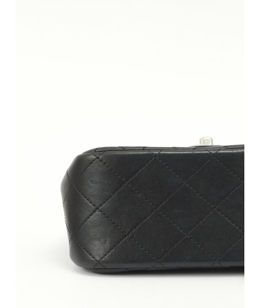 CHANEL Черная кожаная сумка через плечо, фото 9