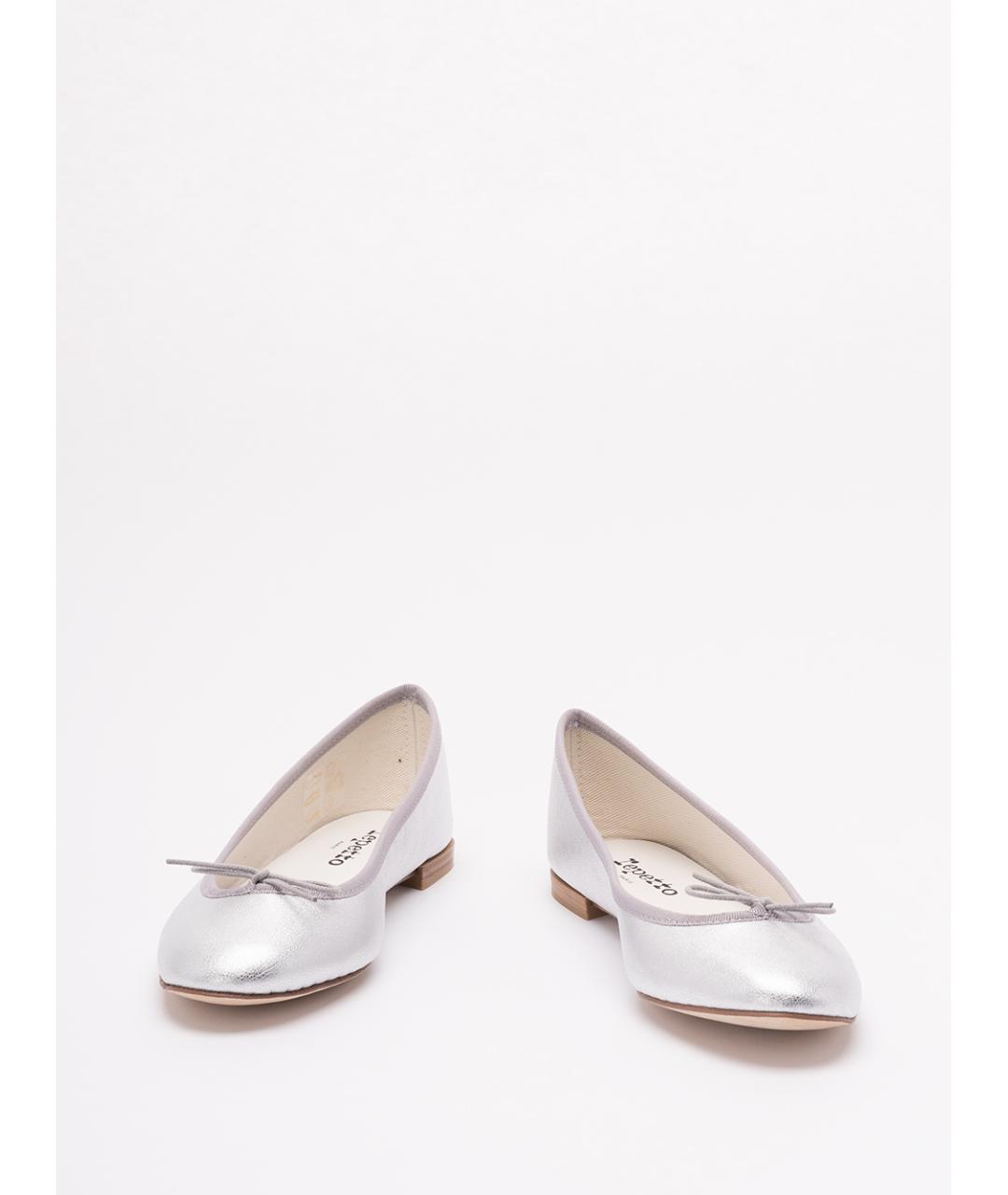 REPETTO Серебряные кожаные балетки, фото 2