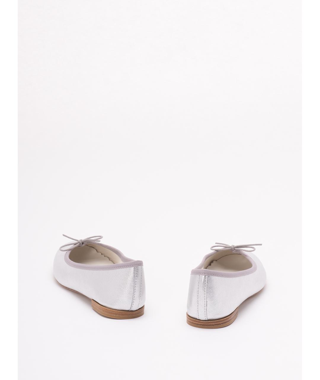 REPETTO Серебряные кожаные балетки, фото 3