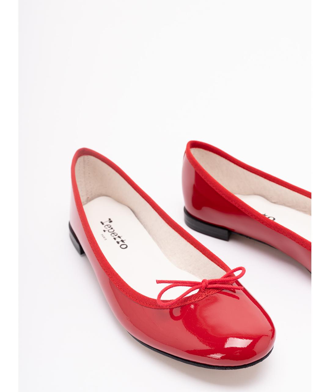 REPETTO Красные кожаные балетки, фото 5