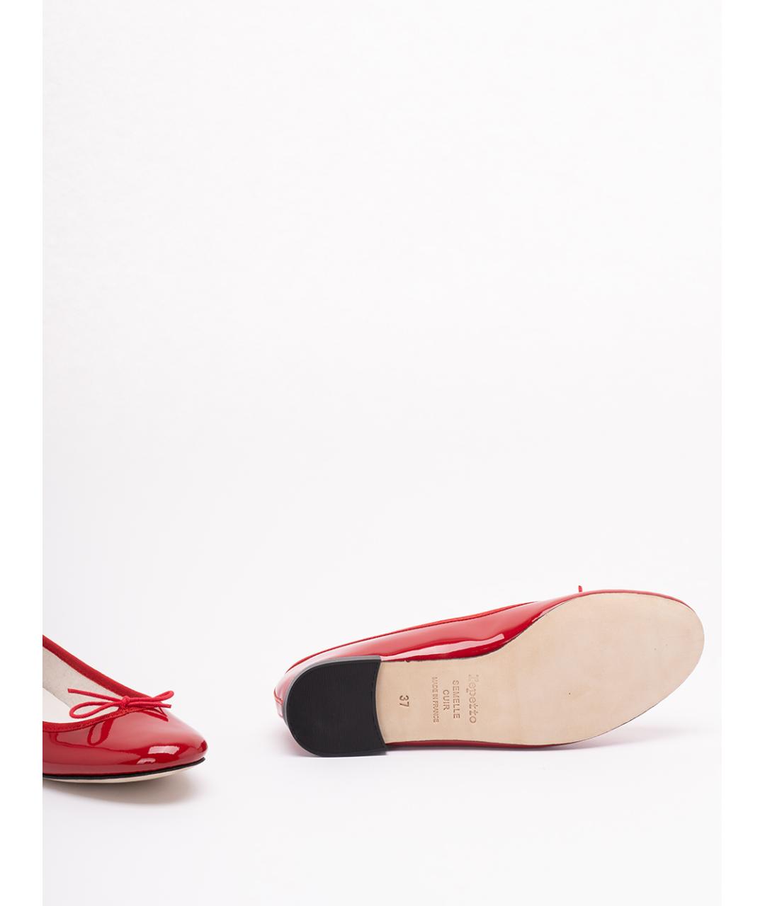 REPETTO Красные кожаные балетки, фото 4