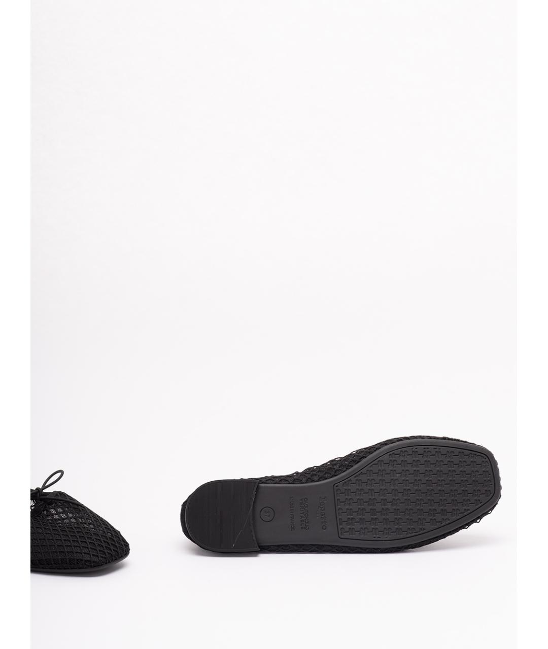 REPETTO Черные текстильные балетки, фото 4
