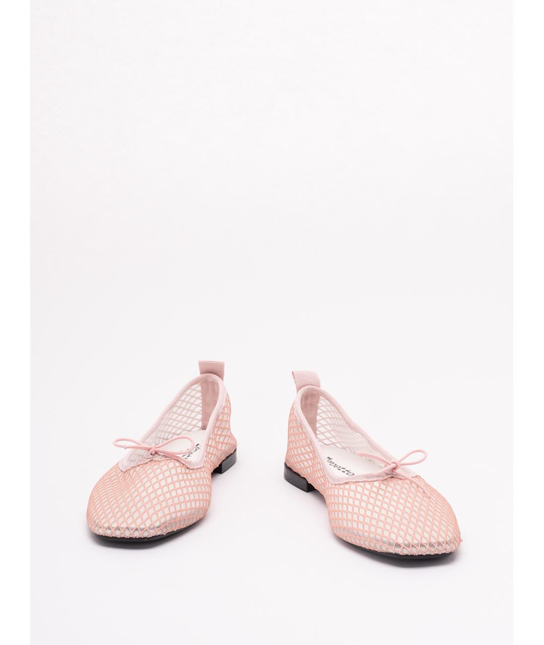REPETTO Розовые текстильные балетки, фото 2