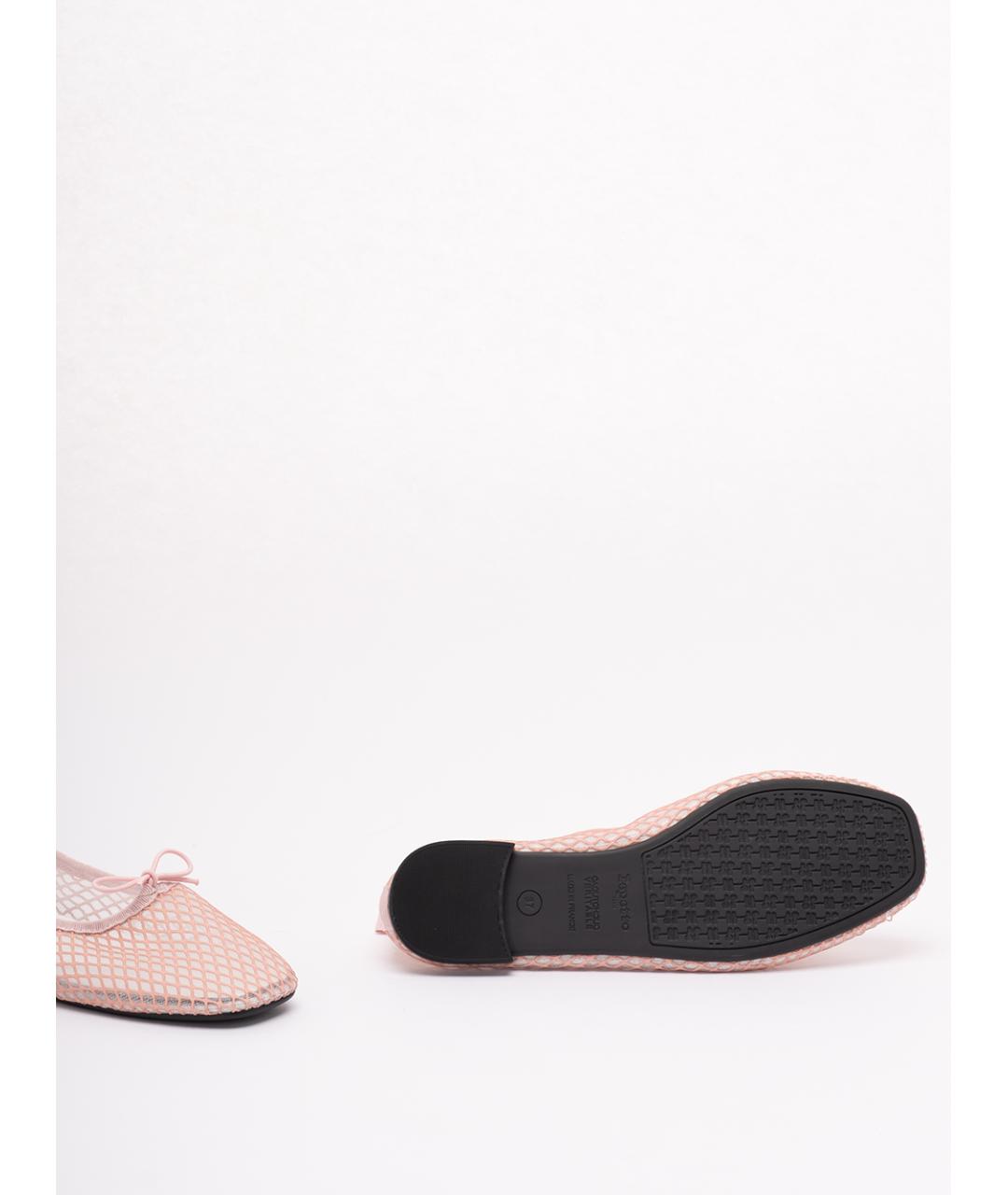 REPETTO Розовые текстильные балетки, фото 4