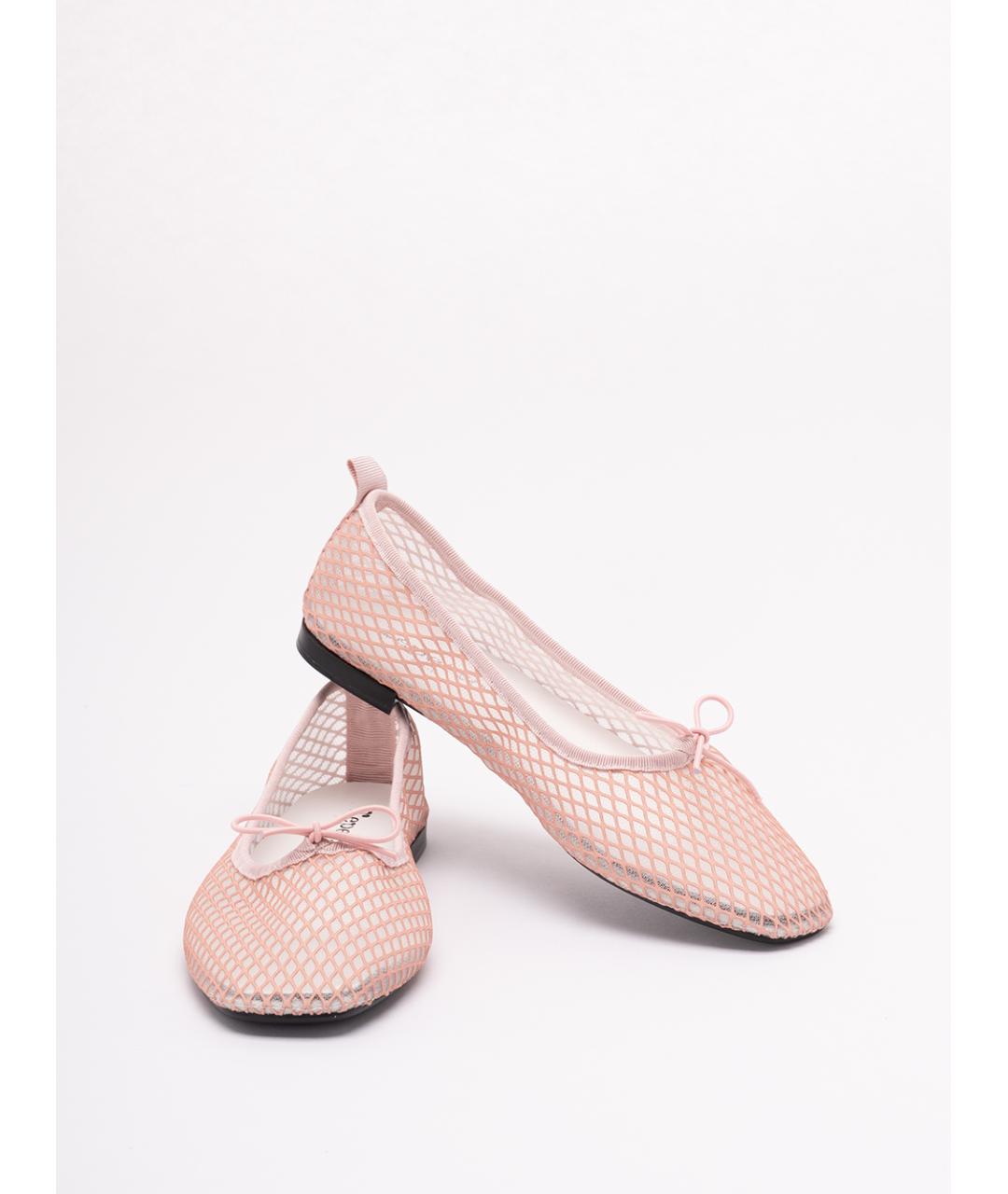 REPETTO Розовые текстильные балетки, фото 5