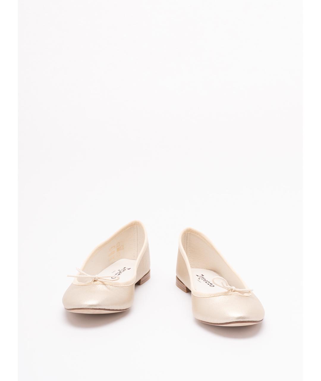 REPETTO Бежевые кожаные балетки, фото 2