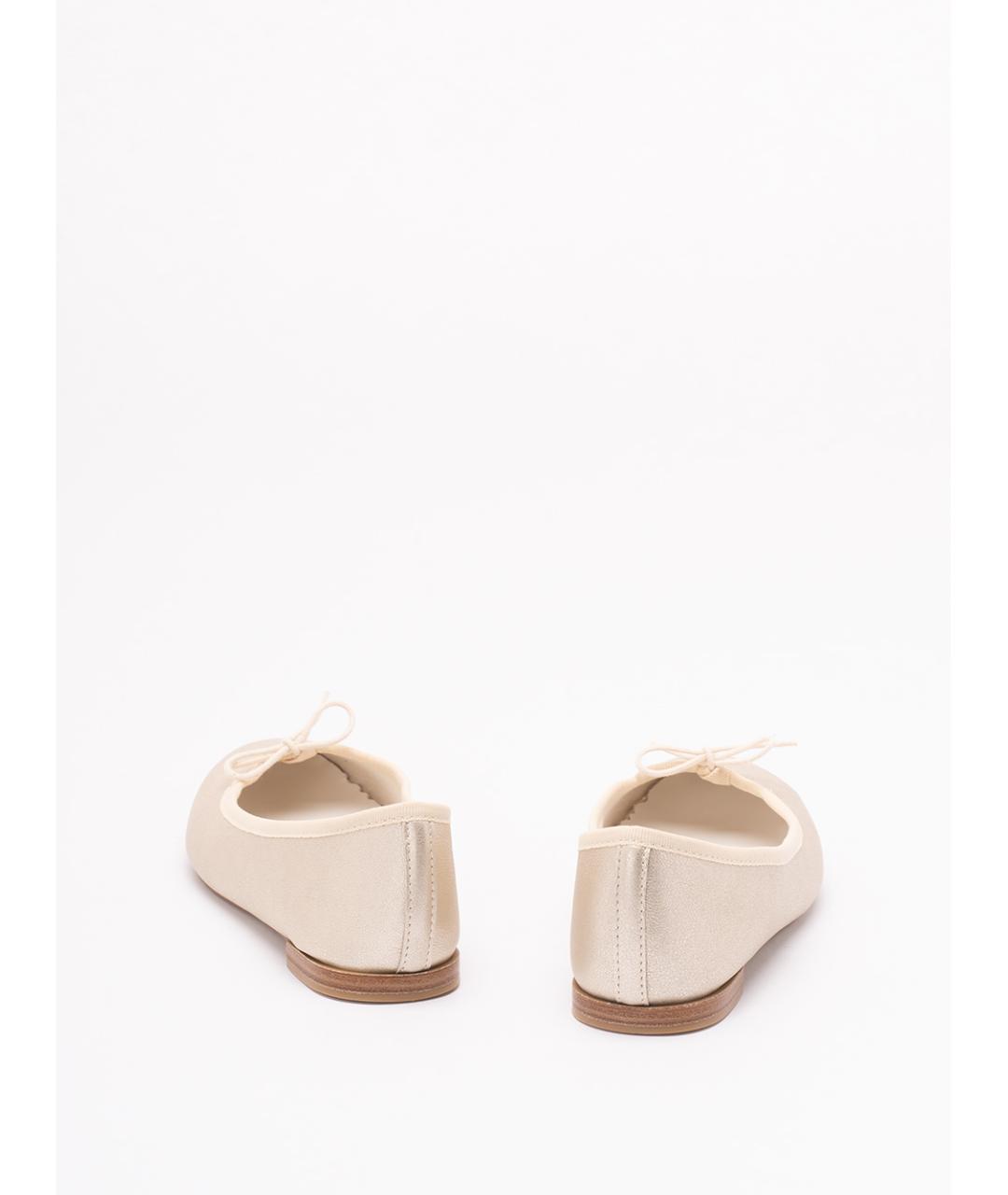 REPETTO Бежевые кожаные балетки, фото 3