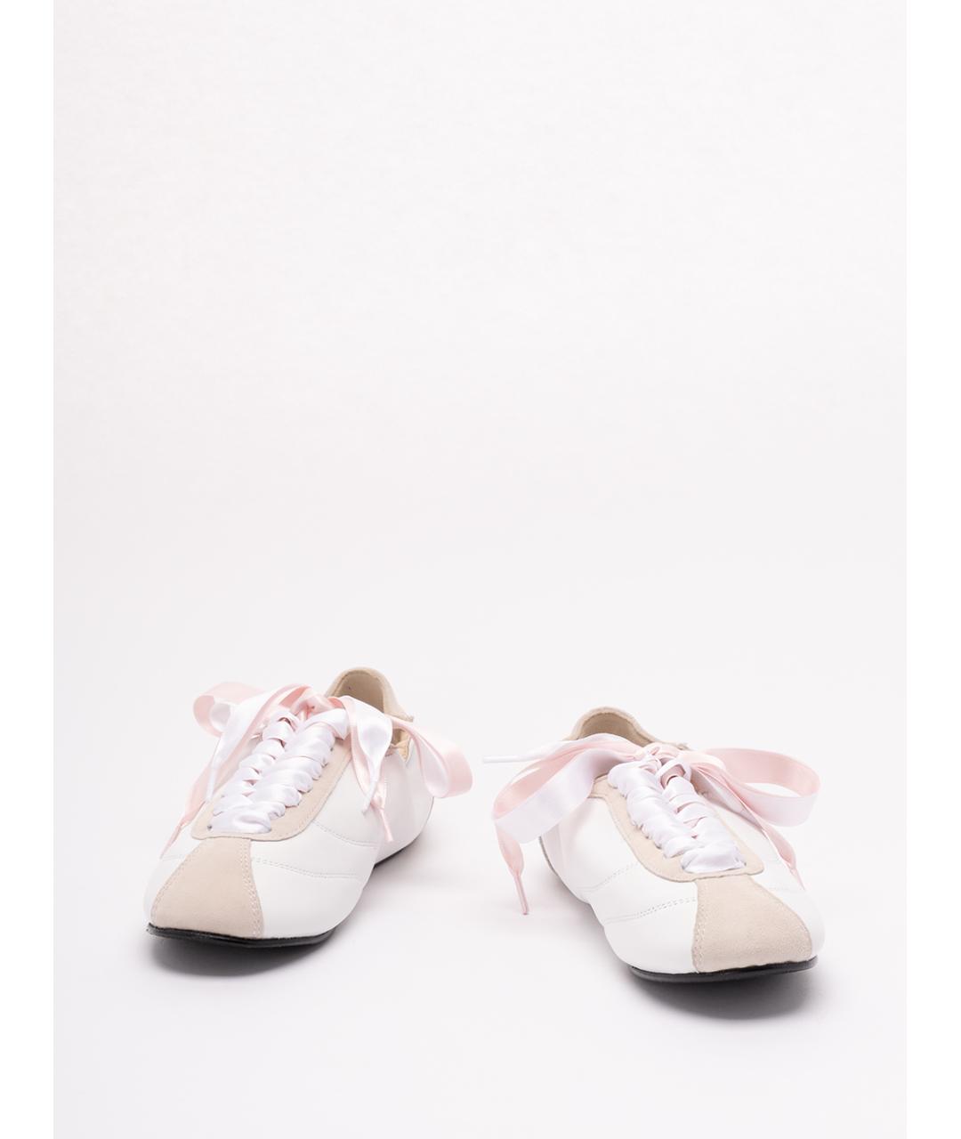 REPETTO Бежевые кожаные кроссовки, фото 2