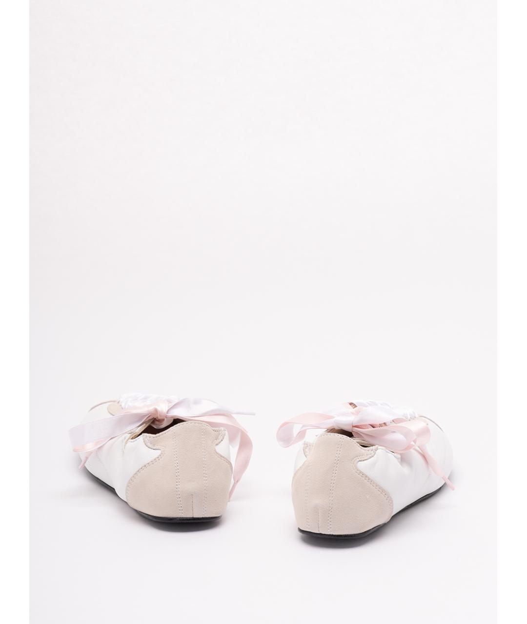 REPETTO Бежевые кожаные кроссовки, фото 3