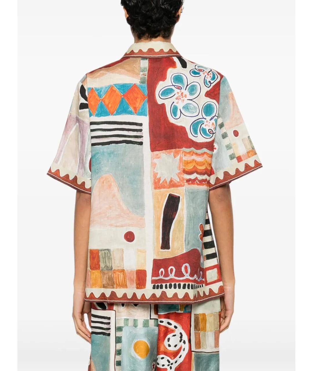 Alemais Мульти льняная рубашка, фото 5