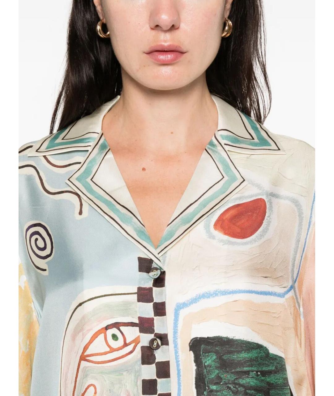 Alemais Мульти шелковая рубашка, фото 3