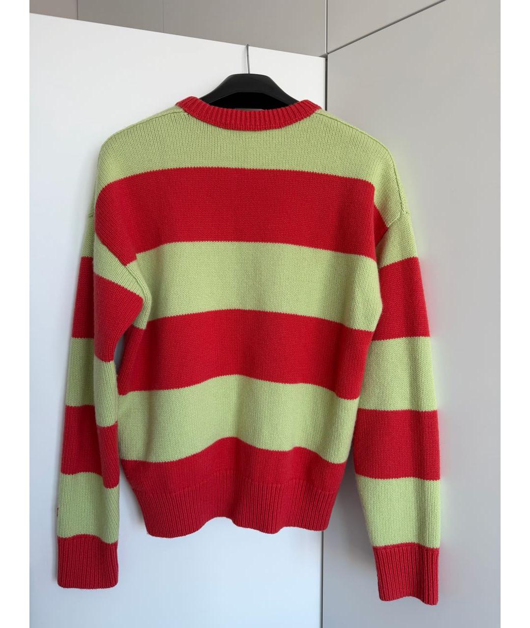 ACNE STUDIOS Зеленый шерстяной джемпер / свитер, фото 2