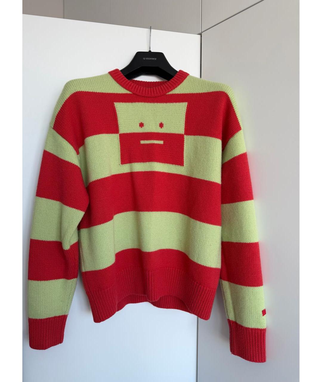 ACNE STUDIOS Зеленый шерстяной джемпер / свитер, фото 9