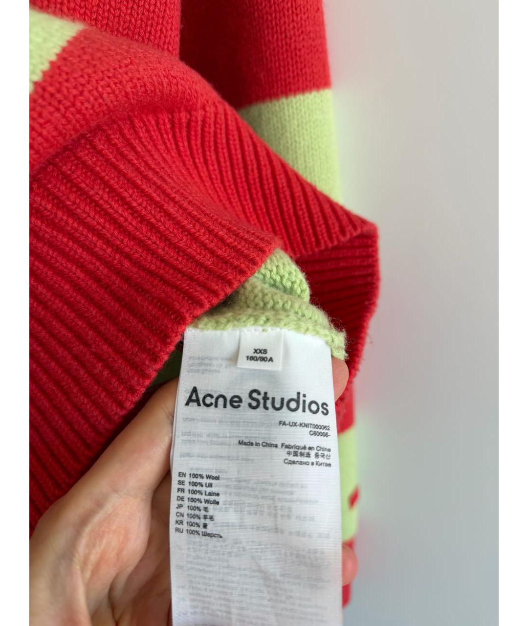 ACNE STUDIOS Зеленый шерстяной джемпер / свитер, фото 5