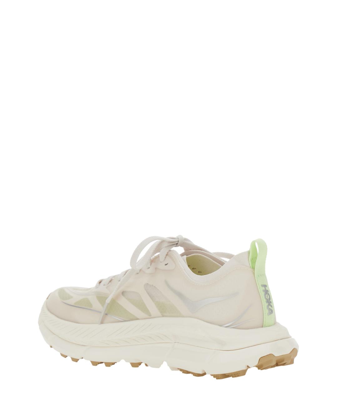 HOKA Белые текстильные кроссовки, фото 3