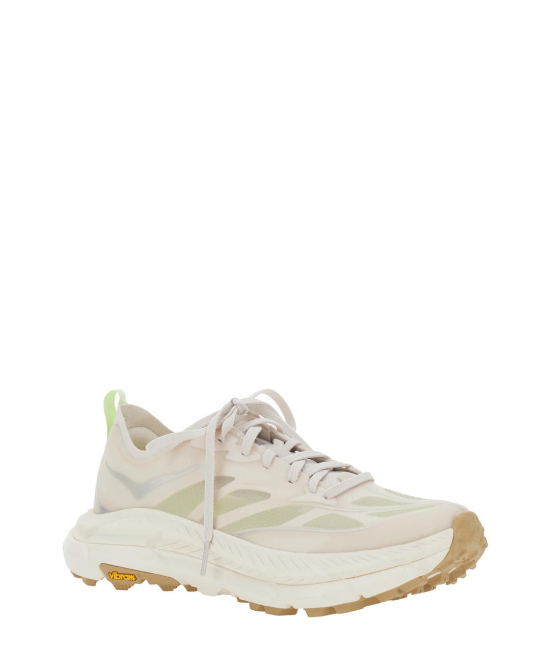 HOKA Белые текстильные кроссовки, фото 2