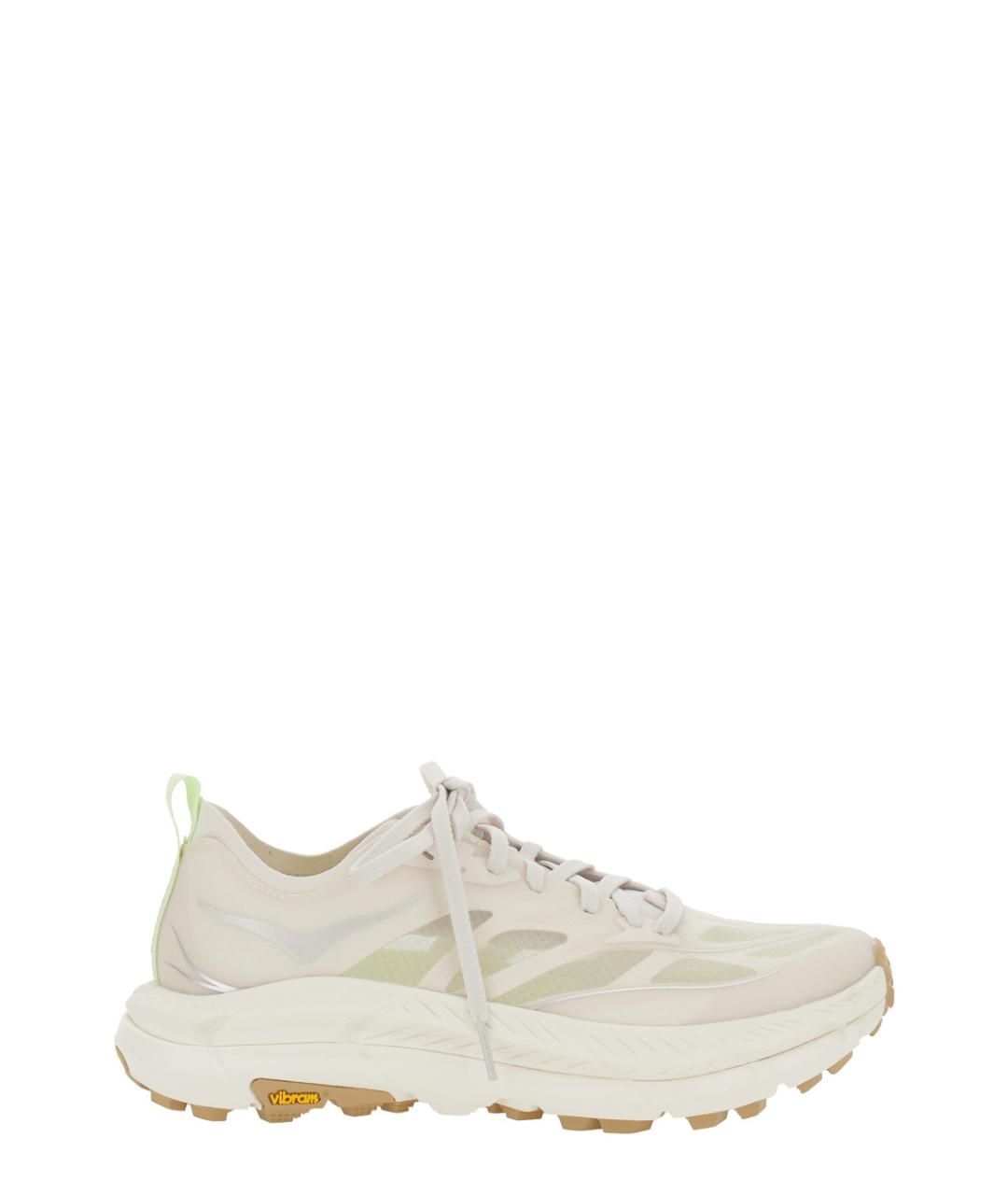 HOKA Белые текстильные кроссовки, фото 1