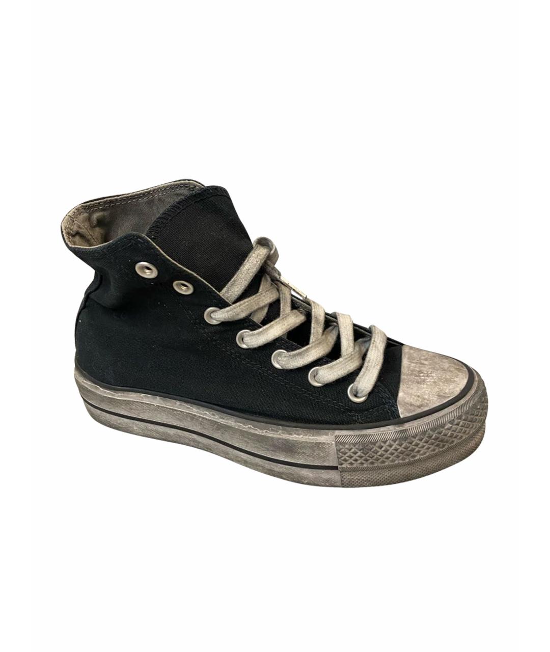 CONVERSE Черные текстильные кеды, фото 1