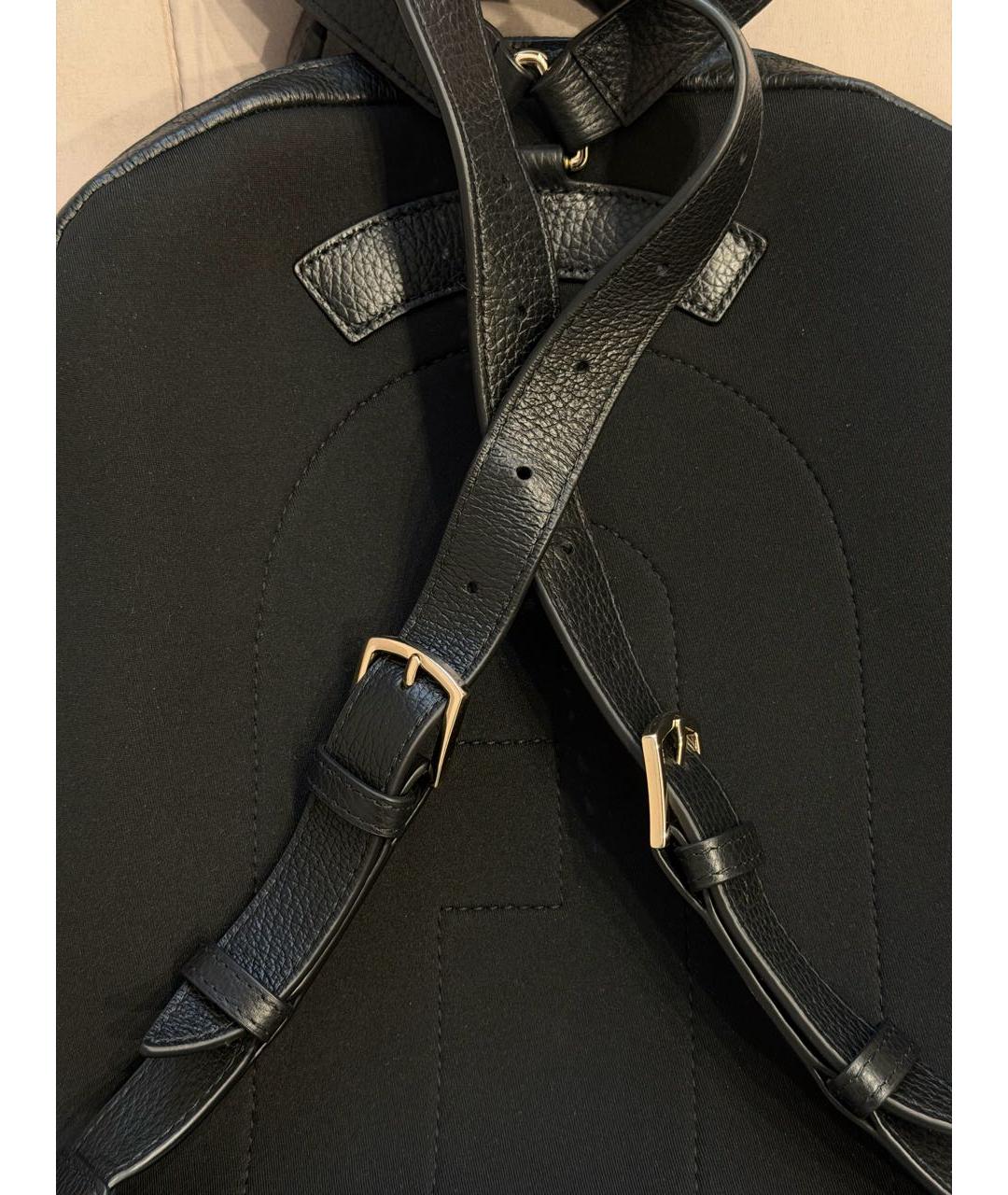 FURLA Черный кожаный рюкзак, фото 8