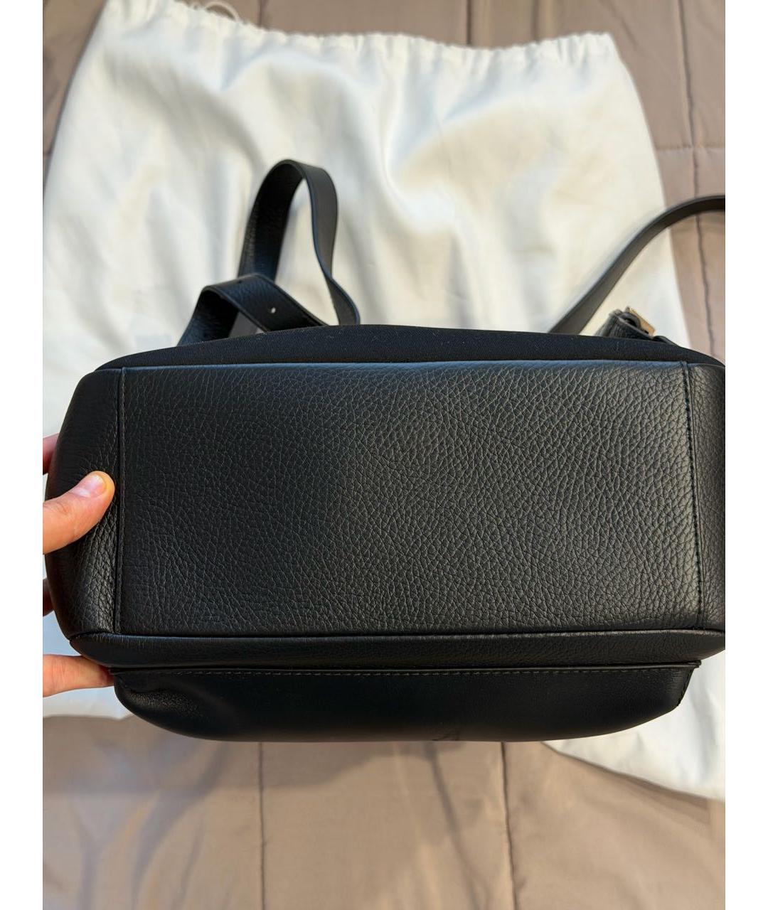 FURLA Черный кожаный рюкзак, фото 6