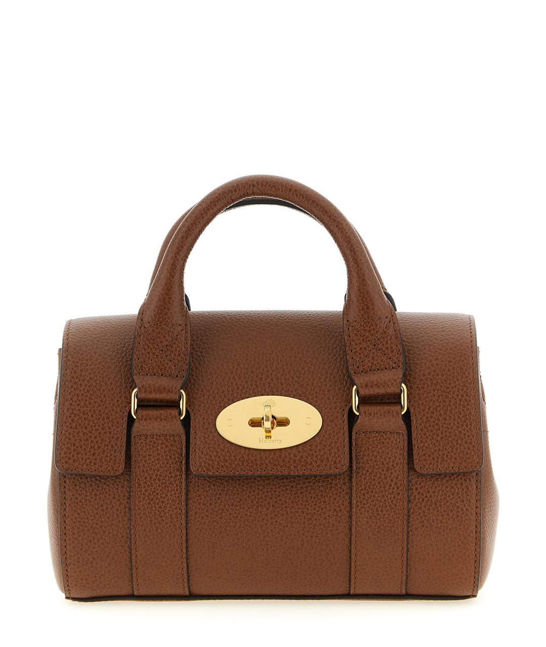 MULBERRY Коричневая кожаная сумка тоут, фото 1