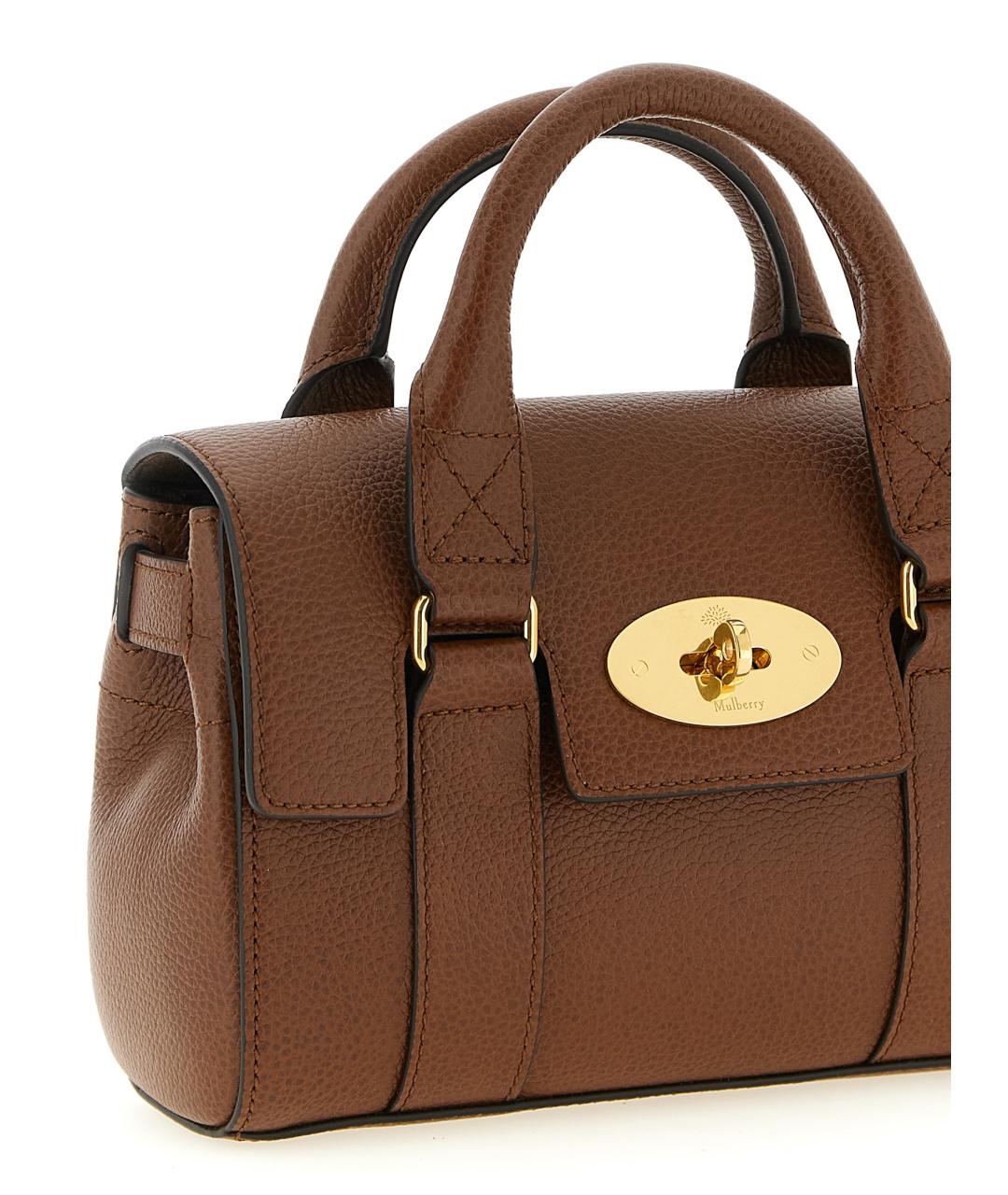 MULBERRY Коричневая кожаная сумка тоут, фото 3