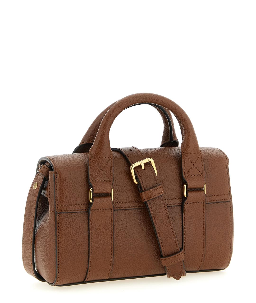 MULBERRY Коричневая кожаная сумка тоут, фото 2