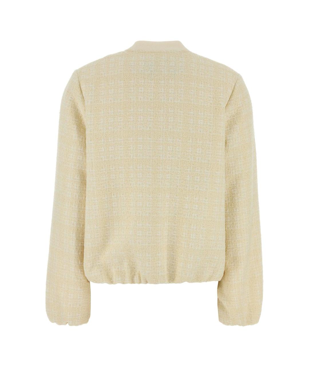 GUCCI Бежевая хлопковая куртка, фото 2