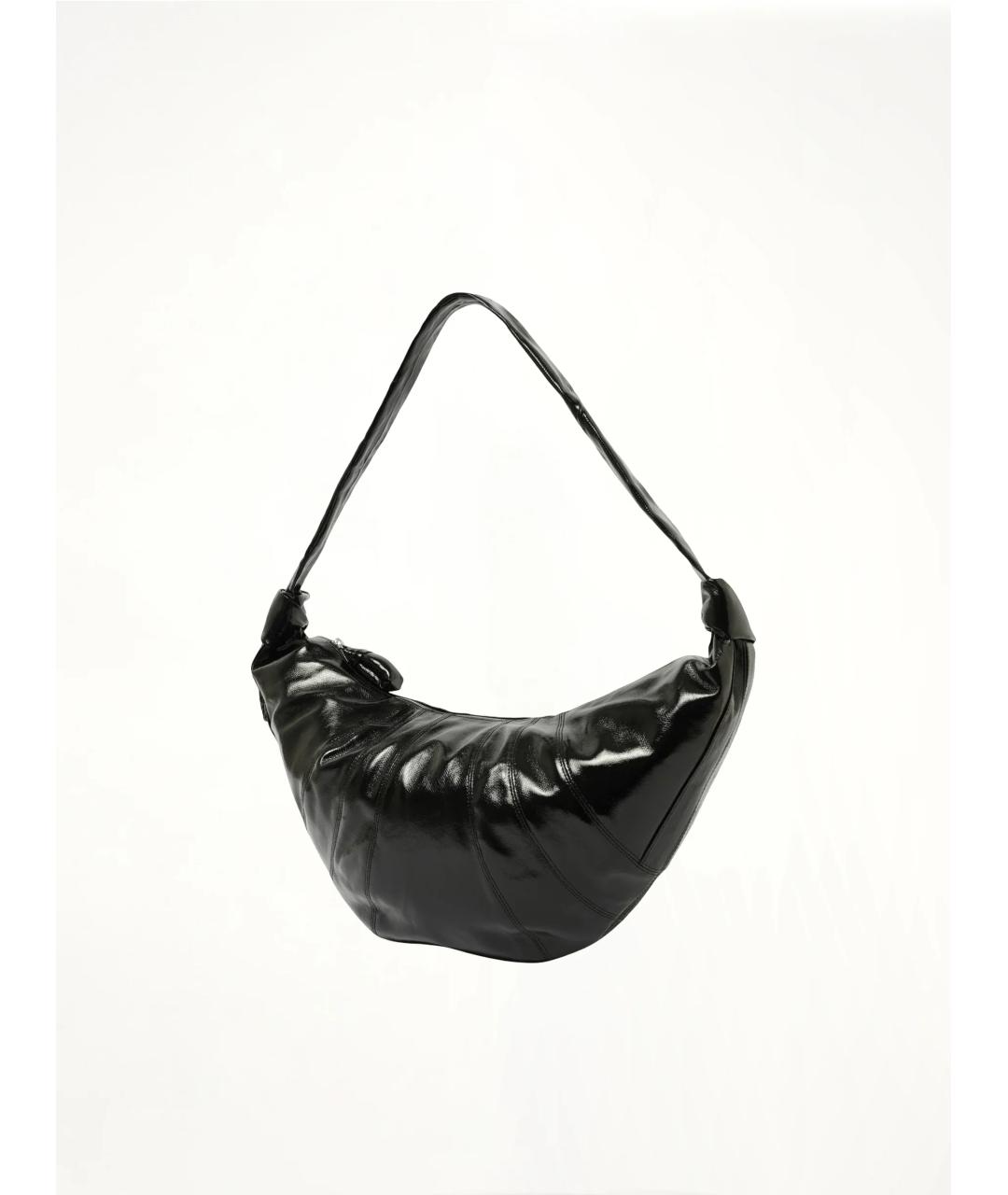 LEMAIRE Черная тканевая сумка через плечо, фото 3