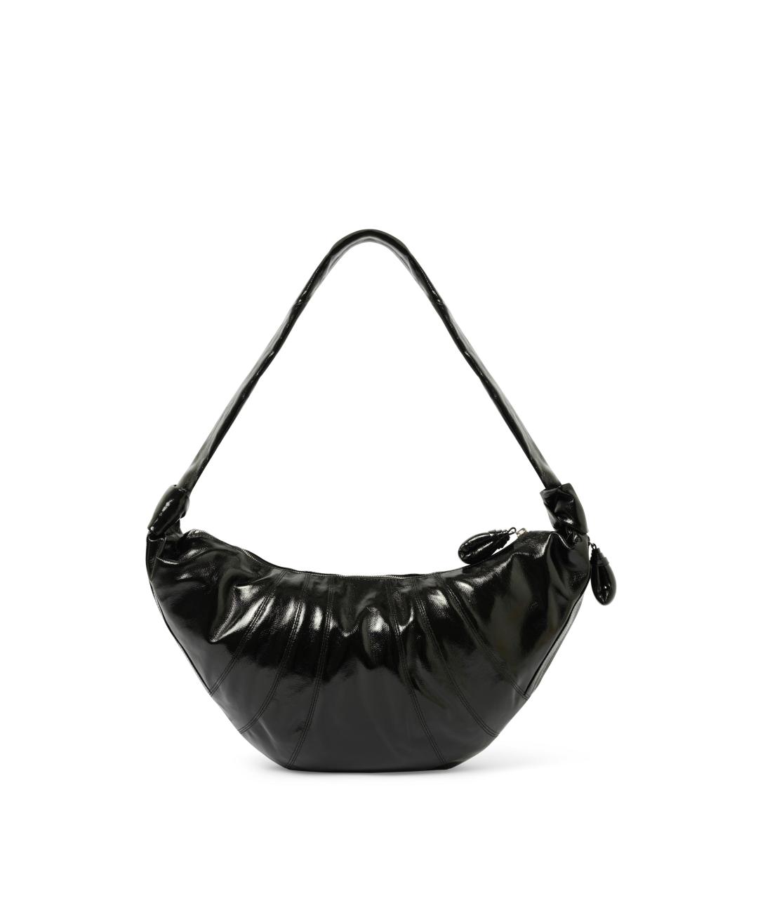 LEMAIRE Черная тканевая сумка через плечо, фото 1