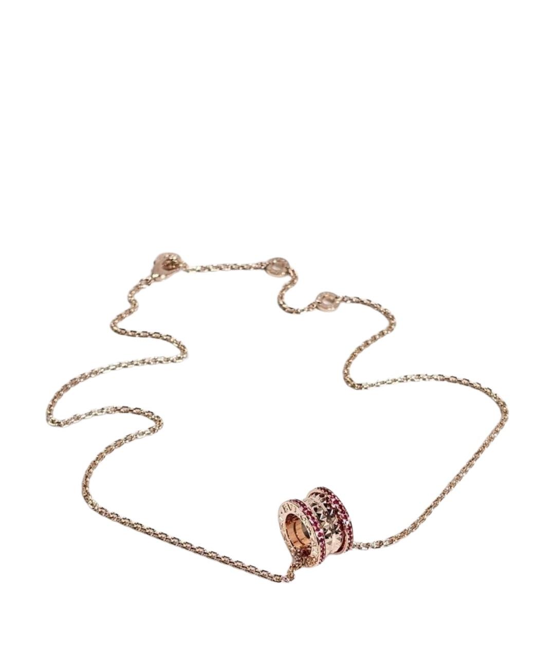 BVLGARI Золотое колье из розового золота, фото 1