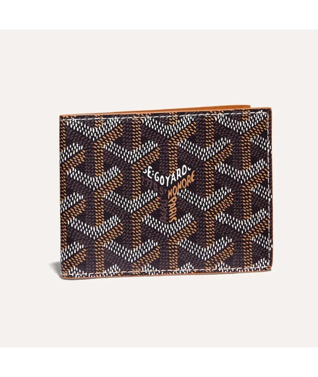 GOYARD Коричневый кошелек, фото 4