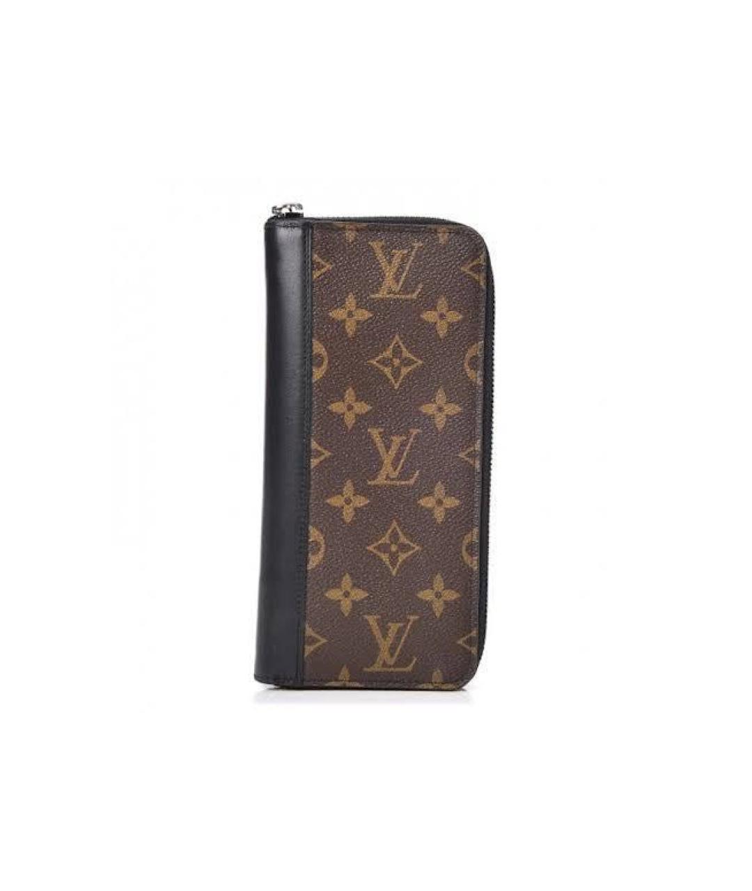 LOUIS VUITTON Коричневый кошелек, фото 6