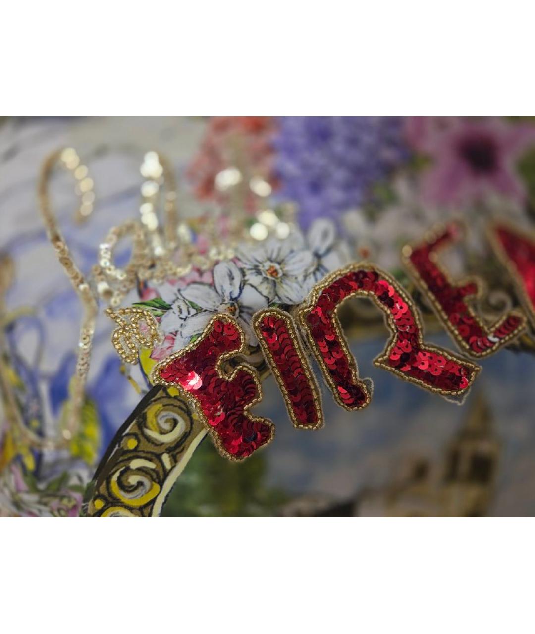 DOLCE&GABBANA Мульти хлопковая футболка, фото 3