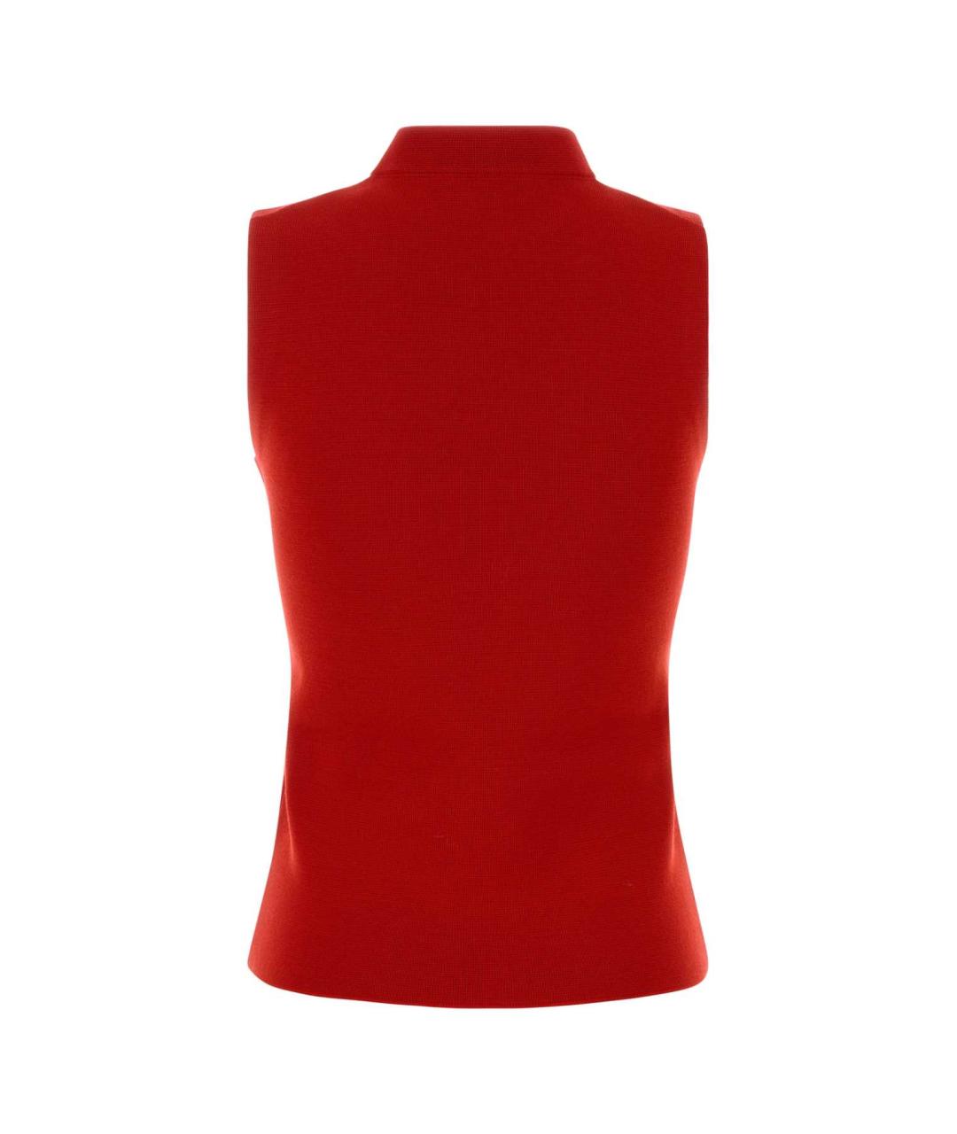 MIU MIU Красная шерстяная жилетка, фото 2