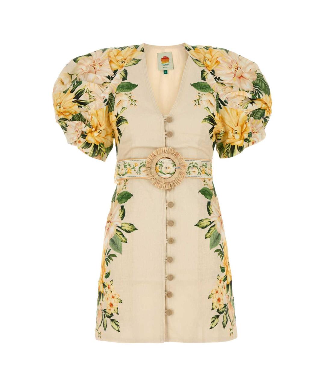 FARM RIO Льняное повседневное платье, фото 1
