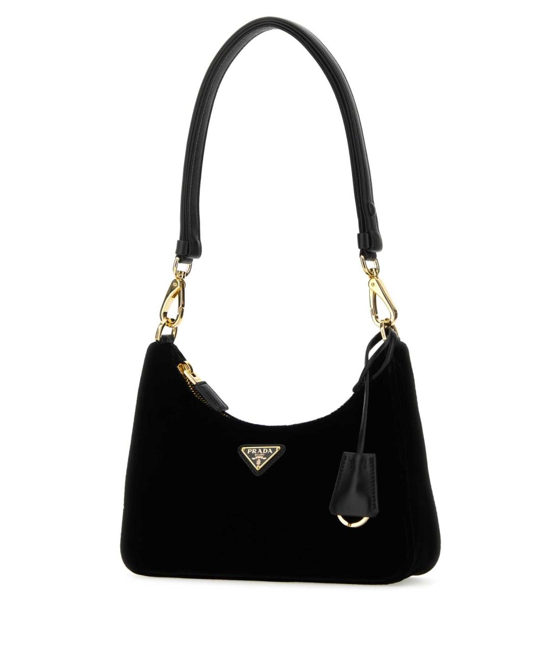 PRADA Черная синтетическая сумка через плечо, фото 2
