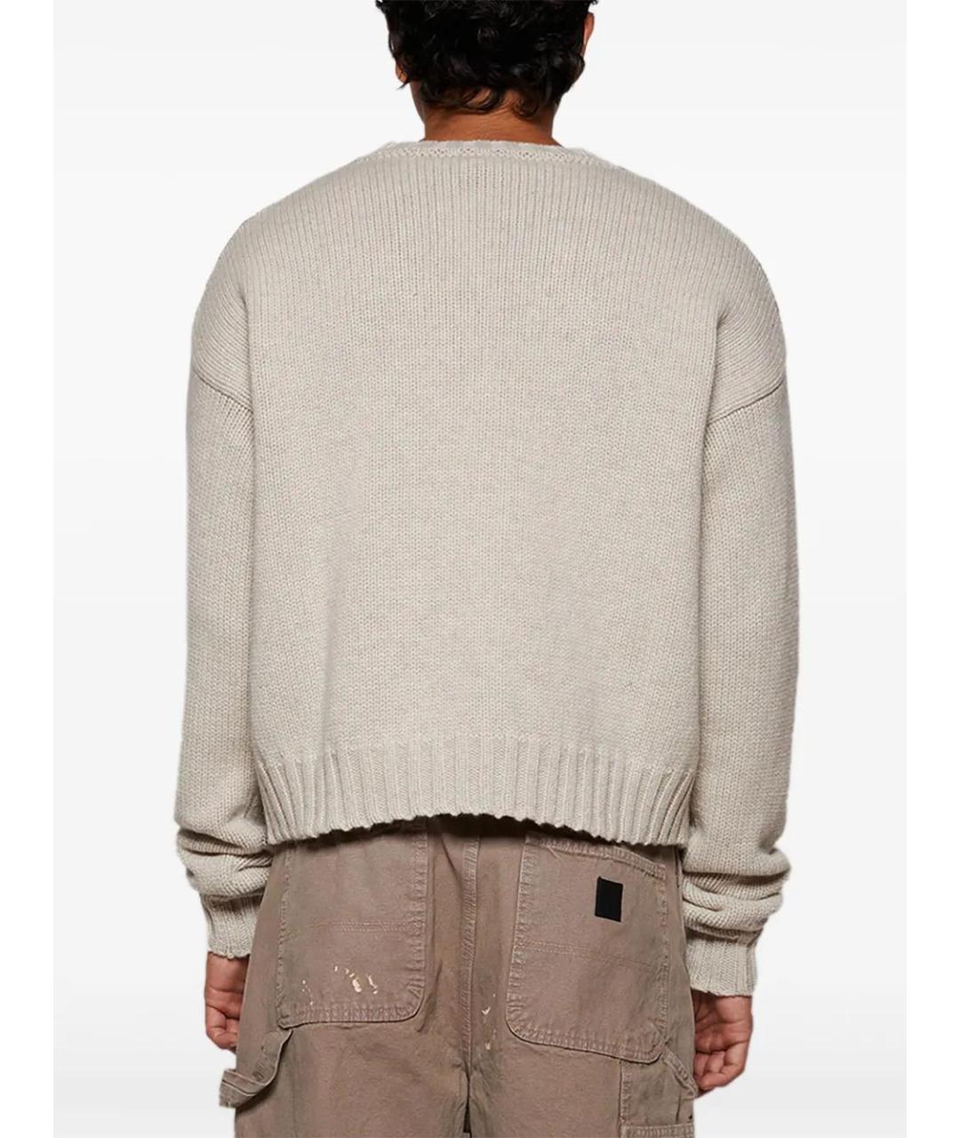 Enfants Riches Déprimés Бежевый шерстяной джемпер / свитер, фото 5